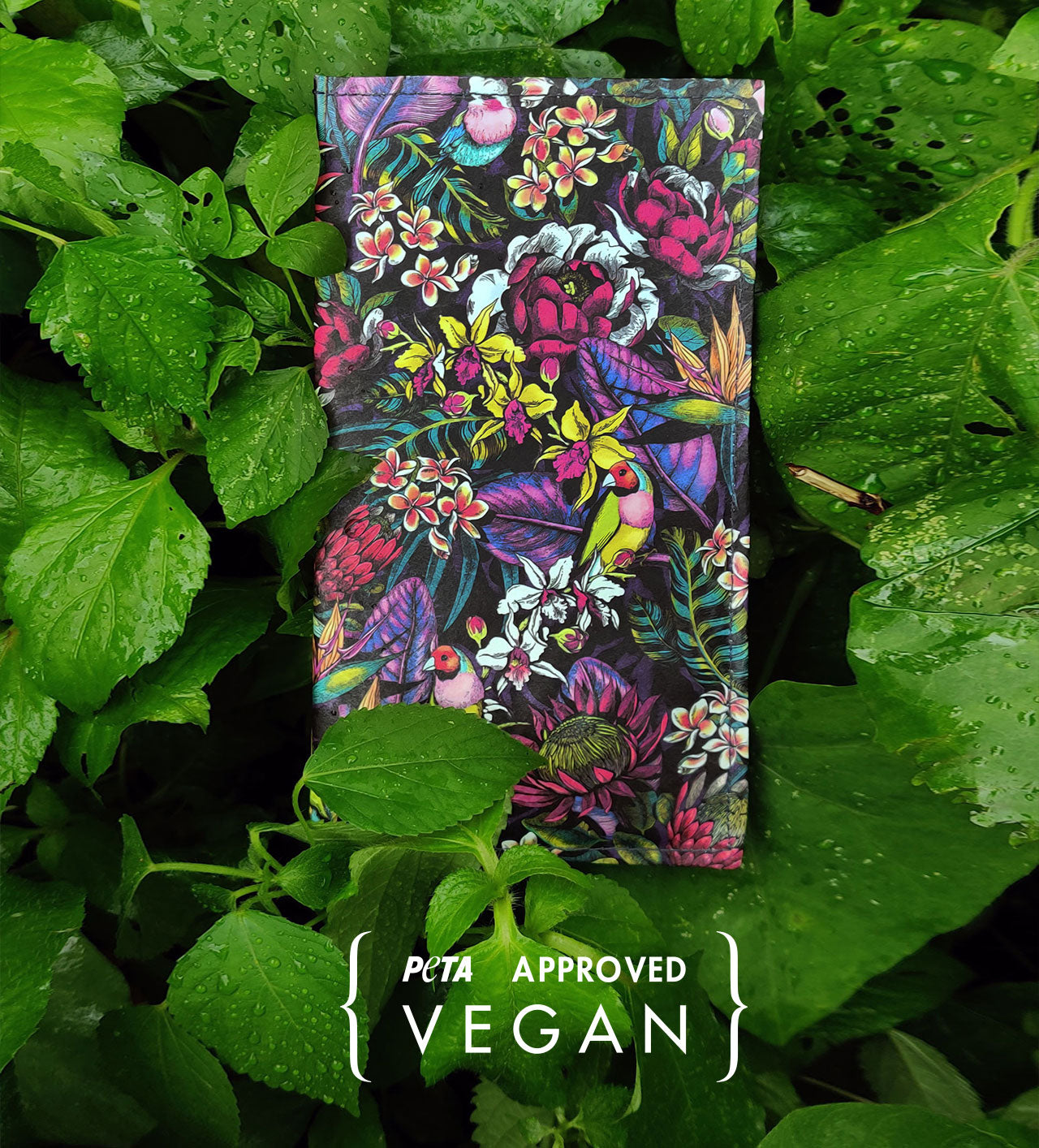 Vegan cruelty-free wallet made from sustainable materials