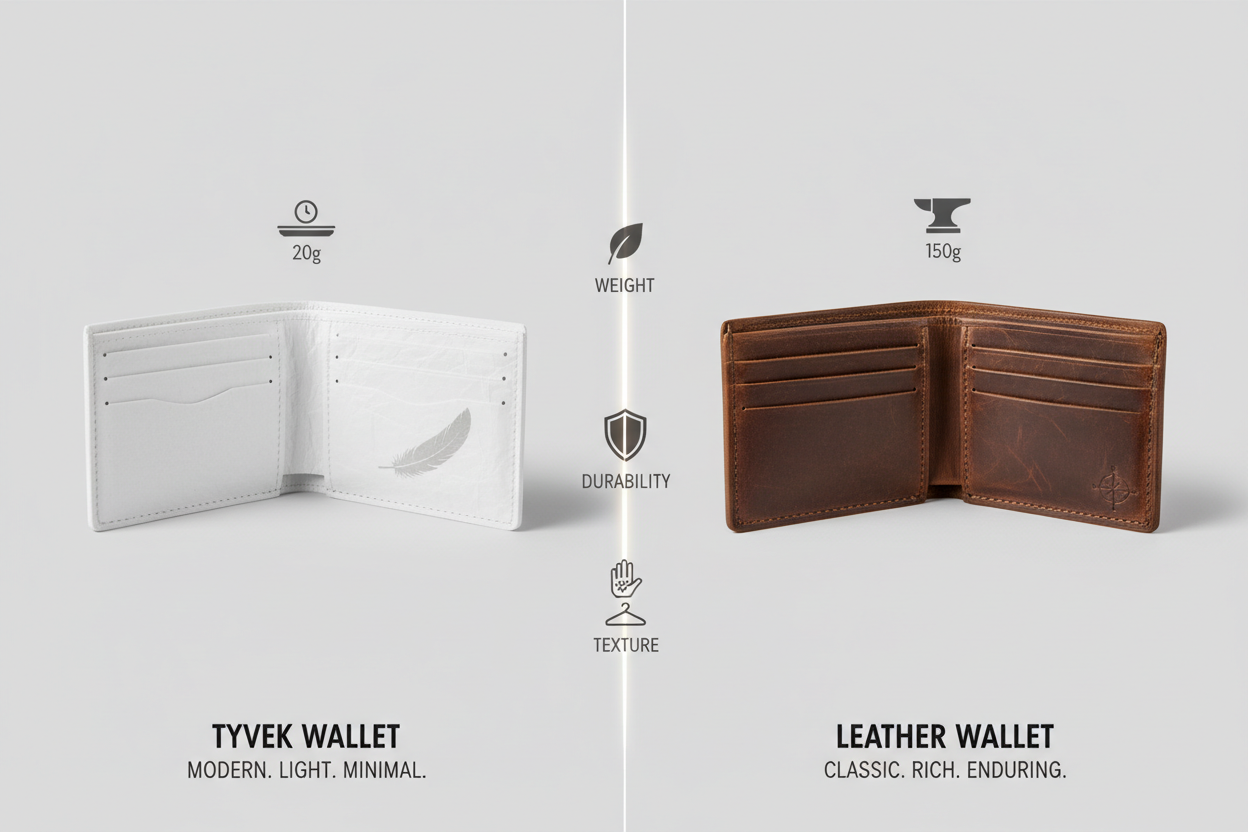 Tyvek Vs Leather Wallets