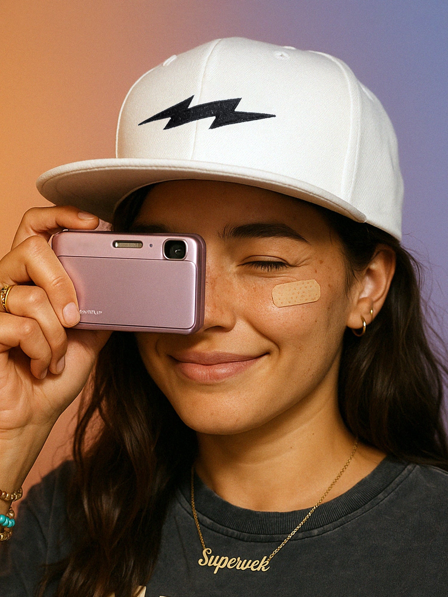 OG Thunder SnapBack - White