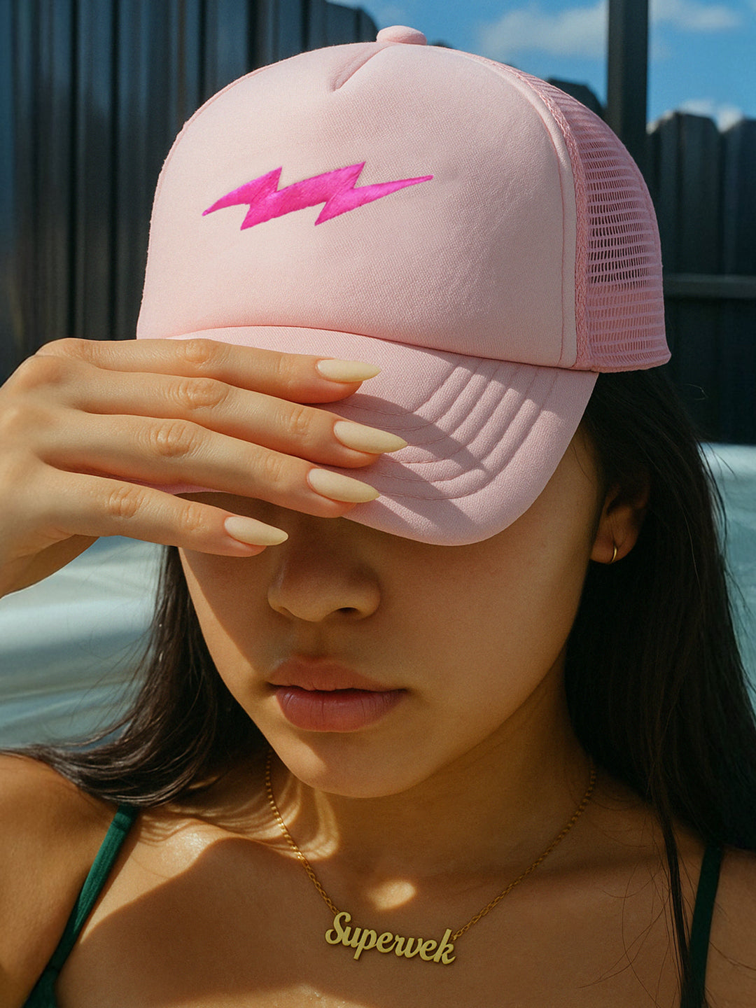 OG Thunder Trucker Cap Pink