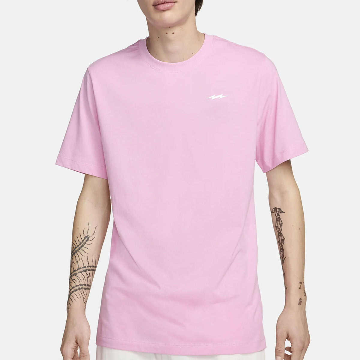 Buy Relaxed Fit Pink Thunder organic T-Shirt Tee India #color_Candycrush Pink
