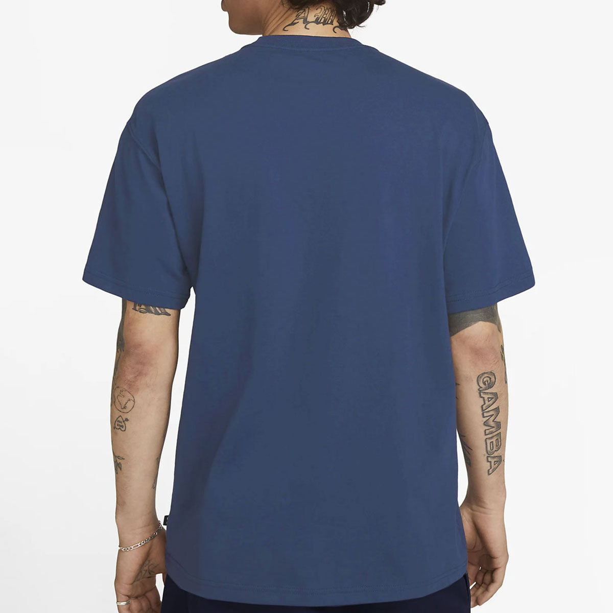Buy Relaxed Fit Blue Thunder organic T-Shirt Tees online India #color_Navy Blue