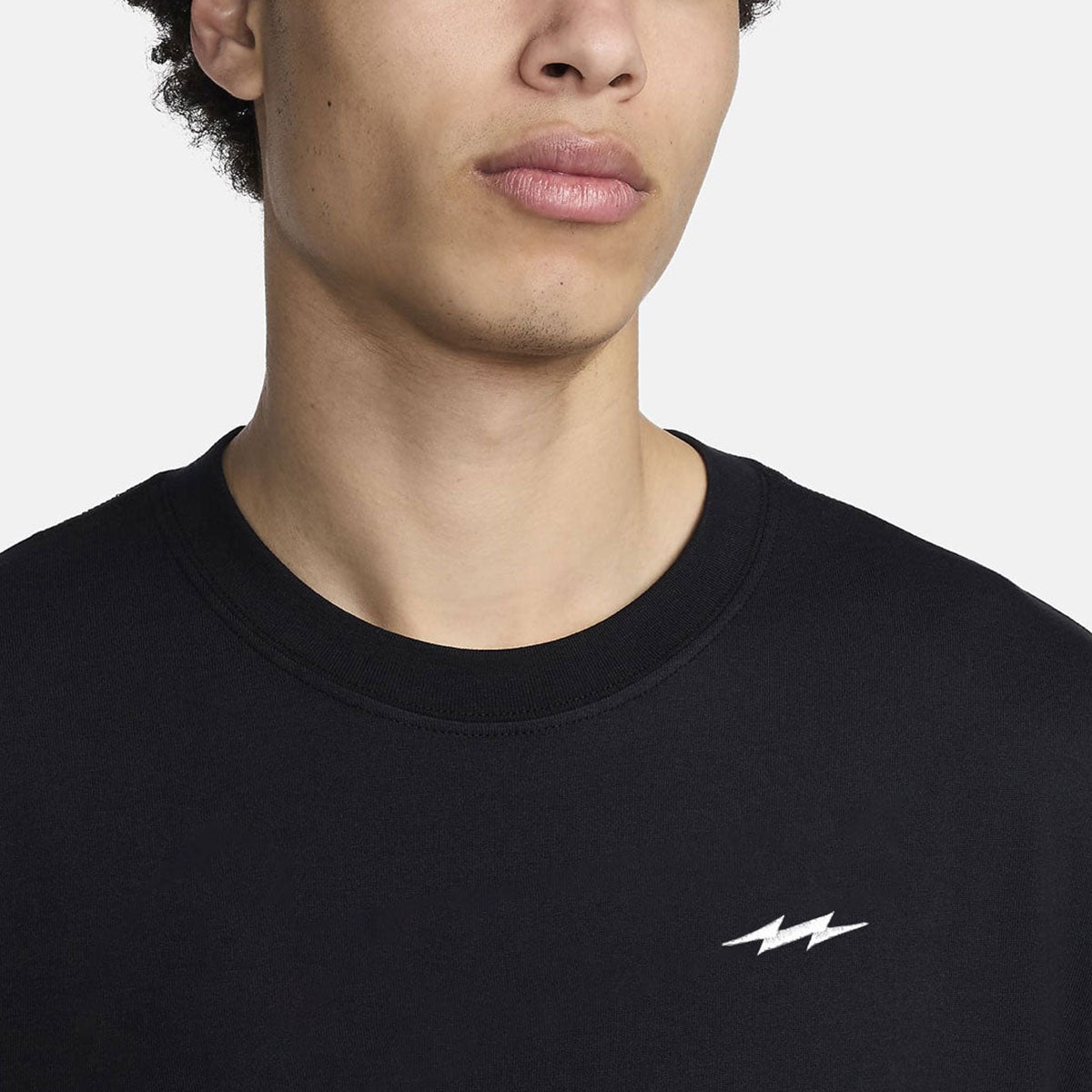 Buy Relaxed Fit Black Thunder organic T-Shirt Tee India #color_Black