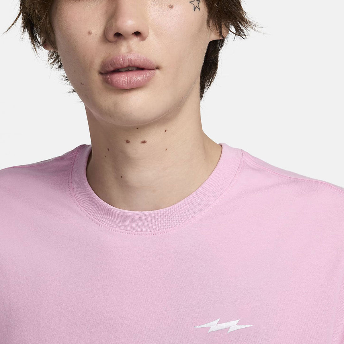 Buy Relaxed Fit Pink Thunder organic T-Shirt Tees India #color_Candycrush Pink