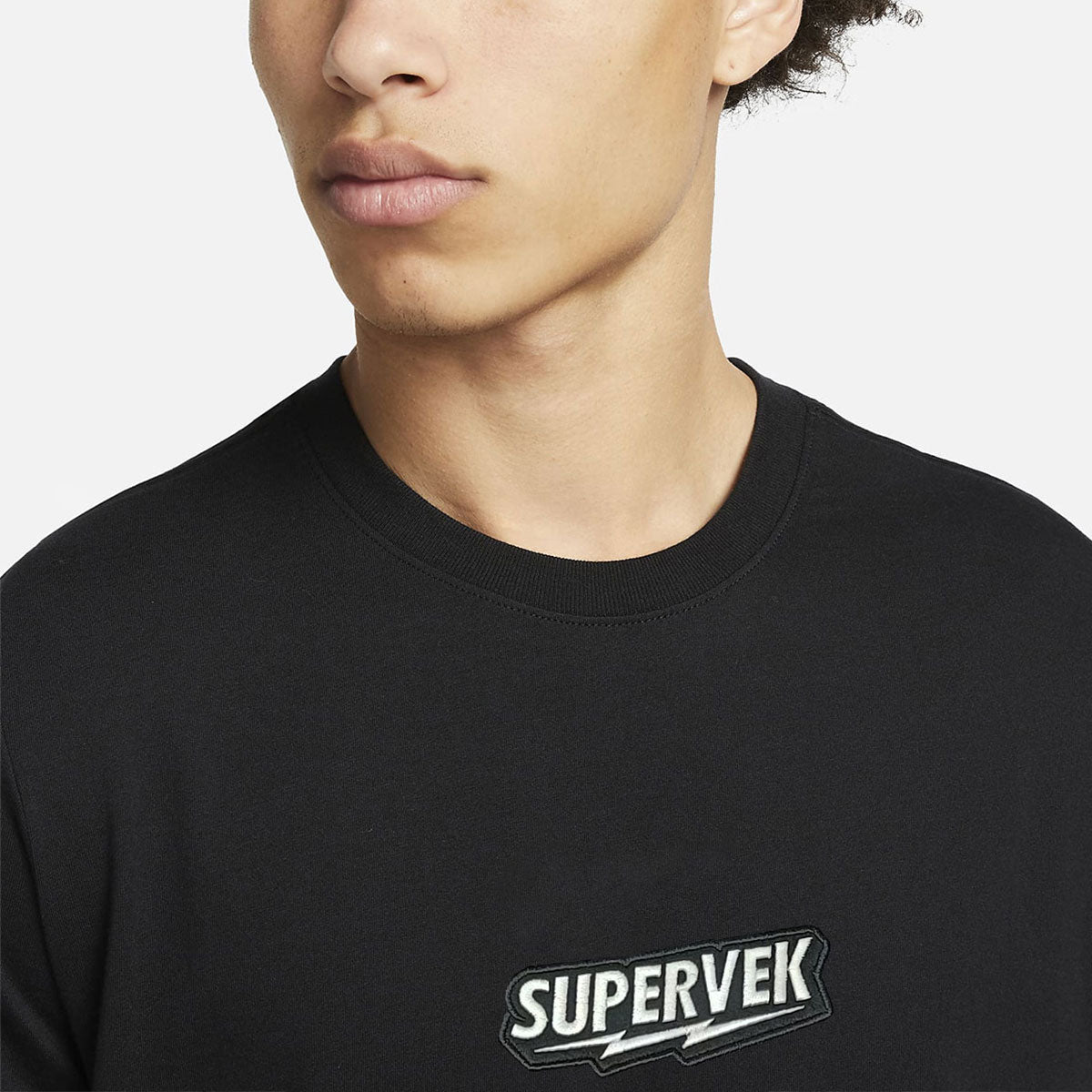 buy Supervek Classic Thunder organic T-Shirt Tee India #color_Black