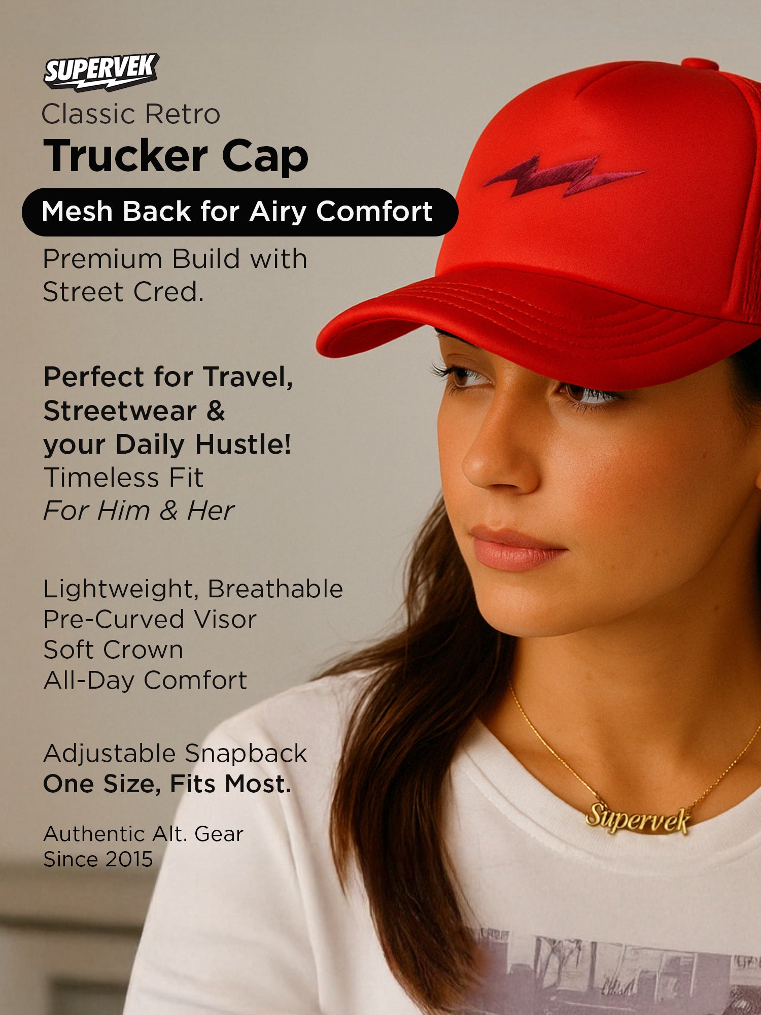 OG Thunder Trucker Cap Red