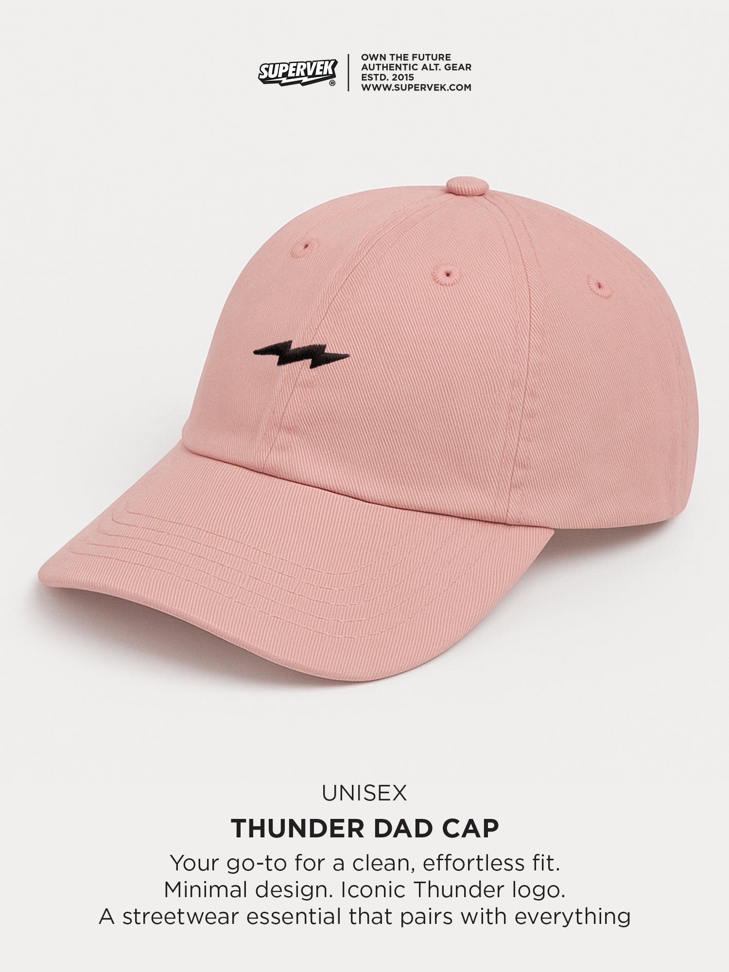 Thunder Dad Cap Pink