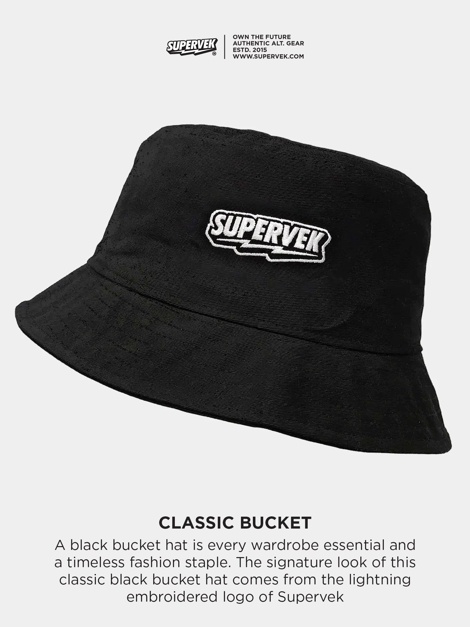 Classic Bucket Hat Black