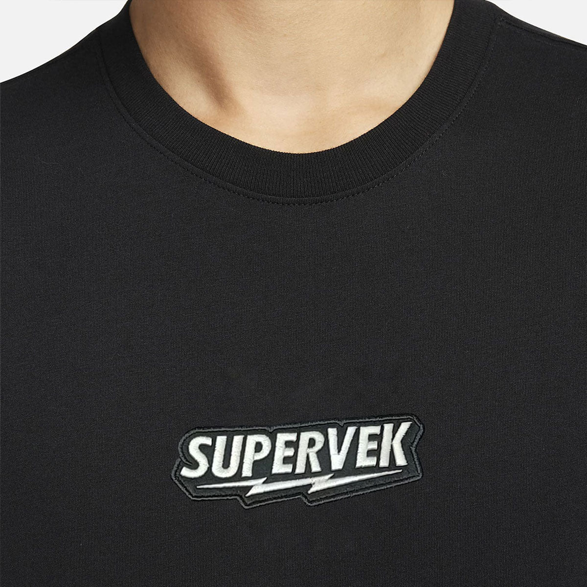 shop Supervek Classic Thunder organic T-Shirt Tee India #color_Black