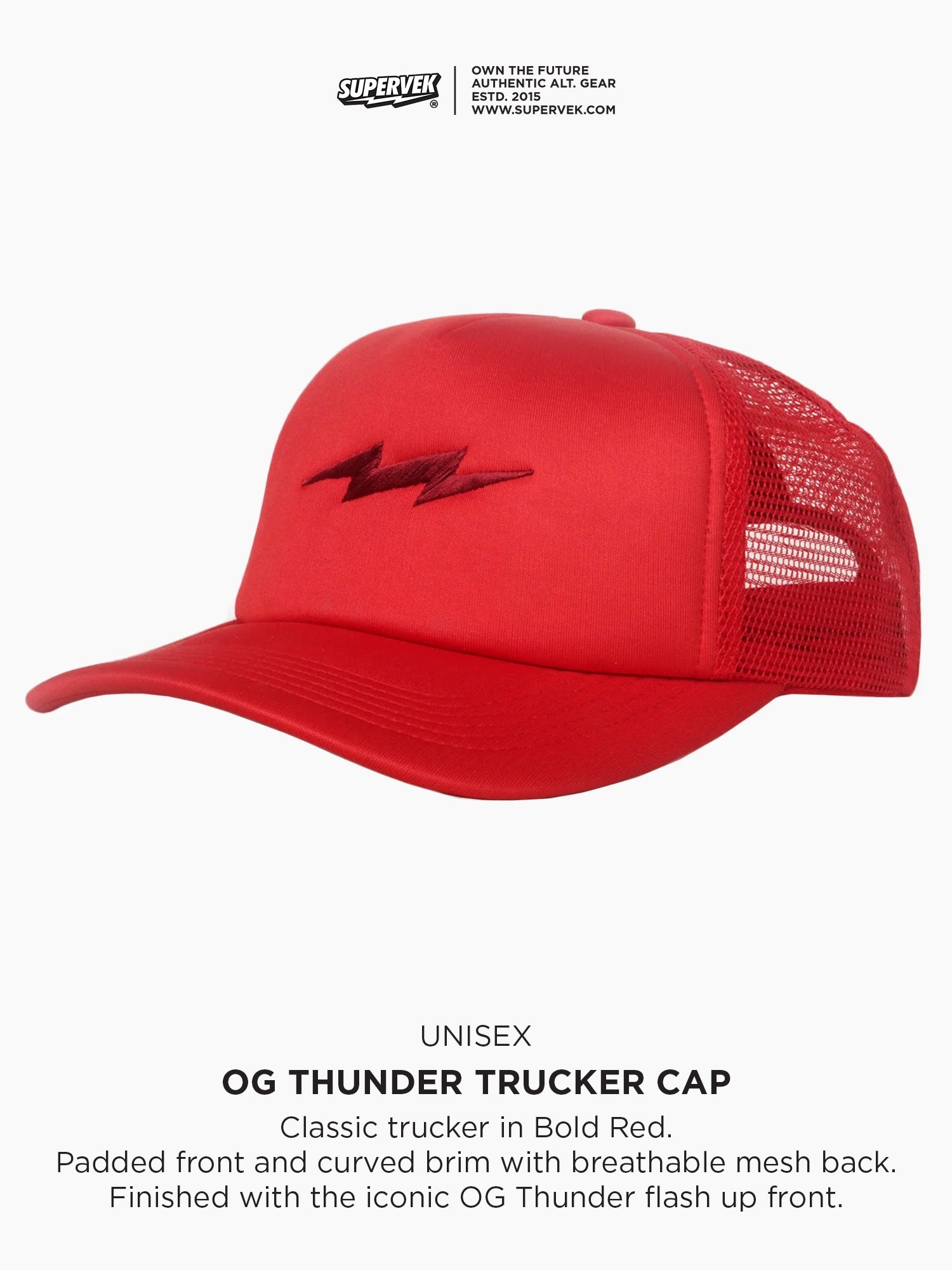 OG Thunder Trucker Cap Red