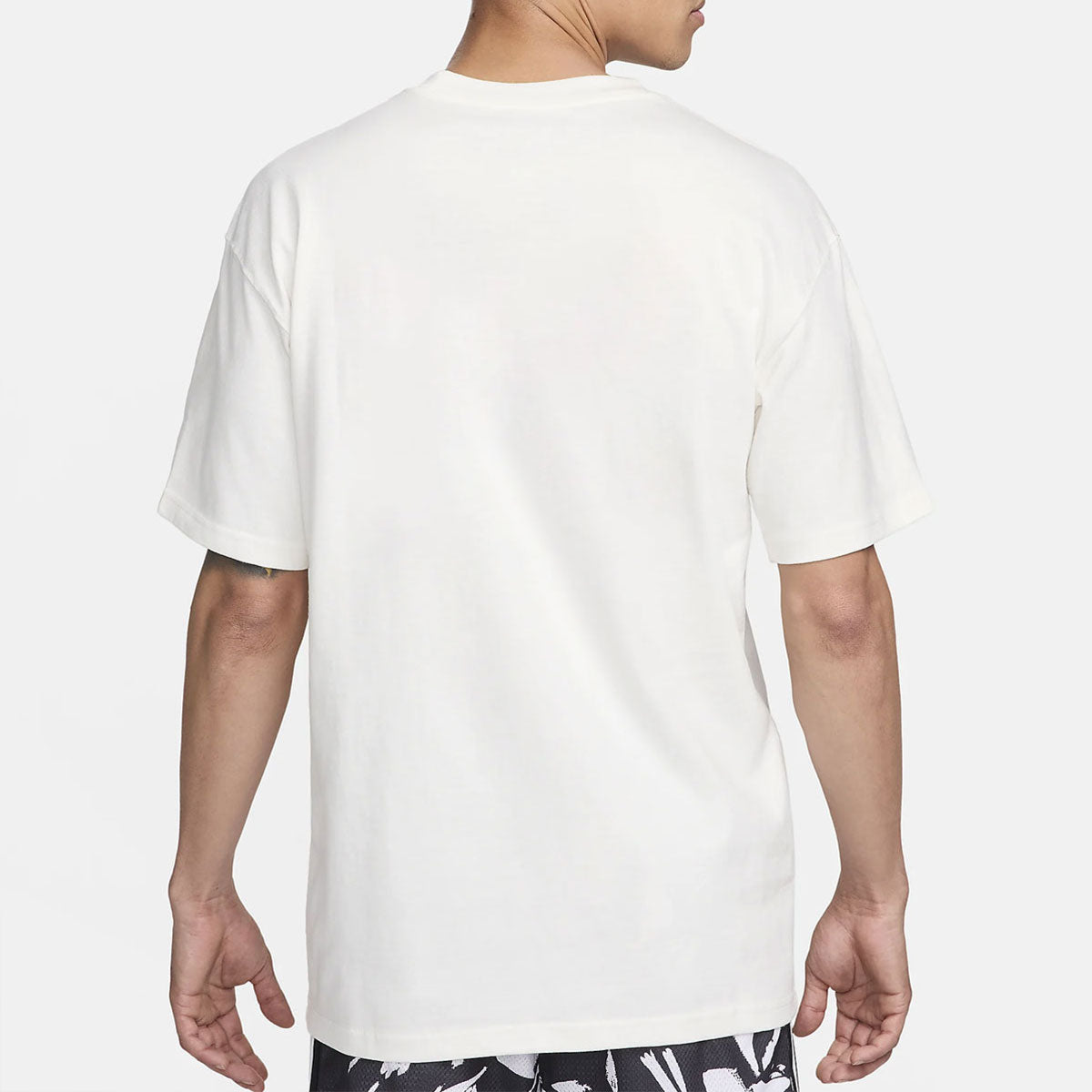 shop oversize white French terry Thunder organic T-Shirt Tees online India #color_white