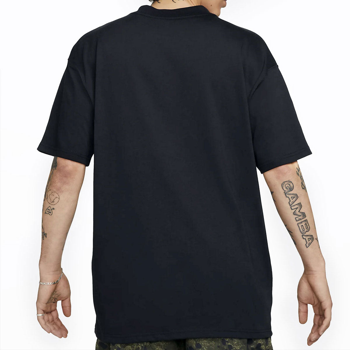shop oversize French terry Thunder organic T-Shirts Tee online India #color_Black