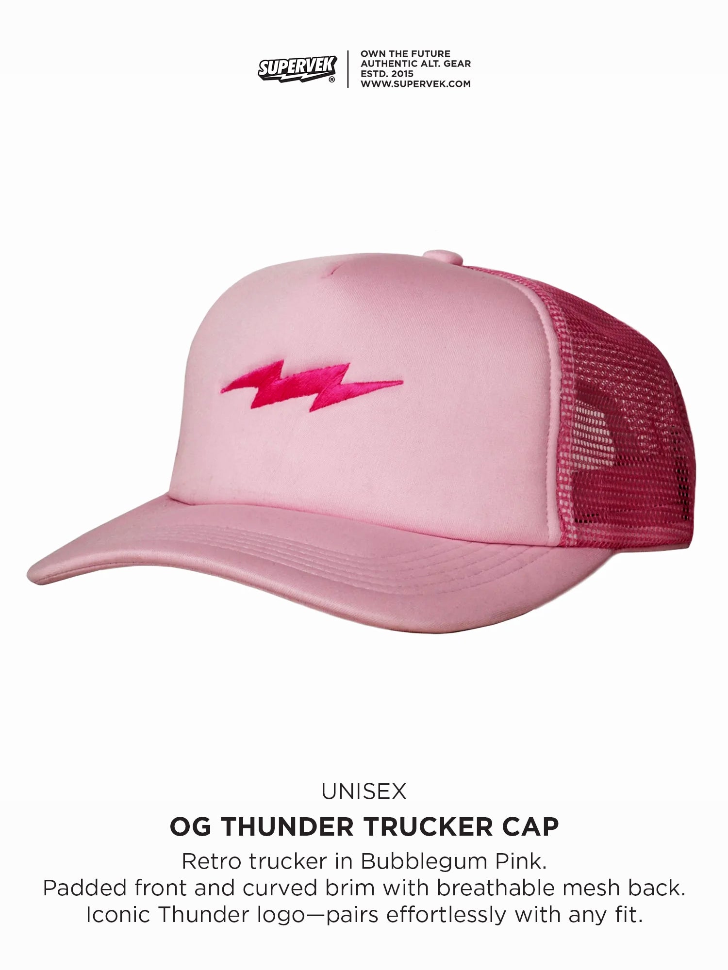 OG Thunder Trucker Cap Pink