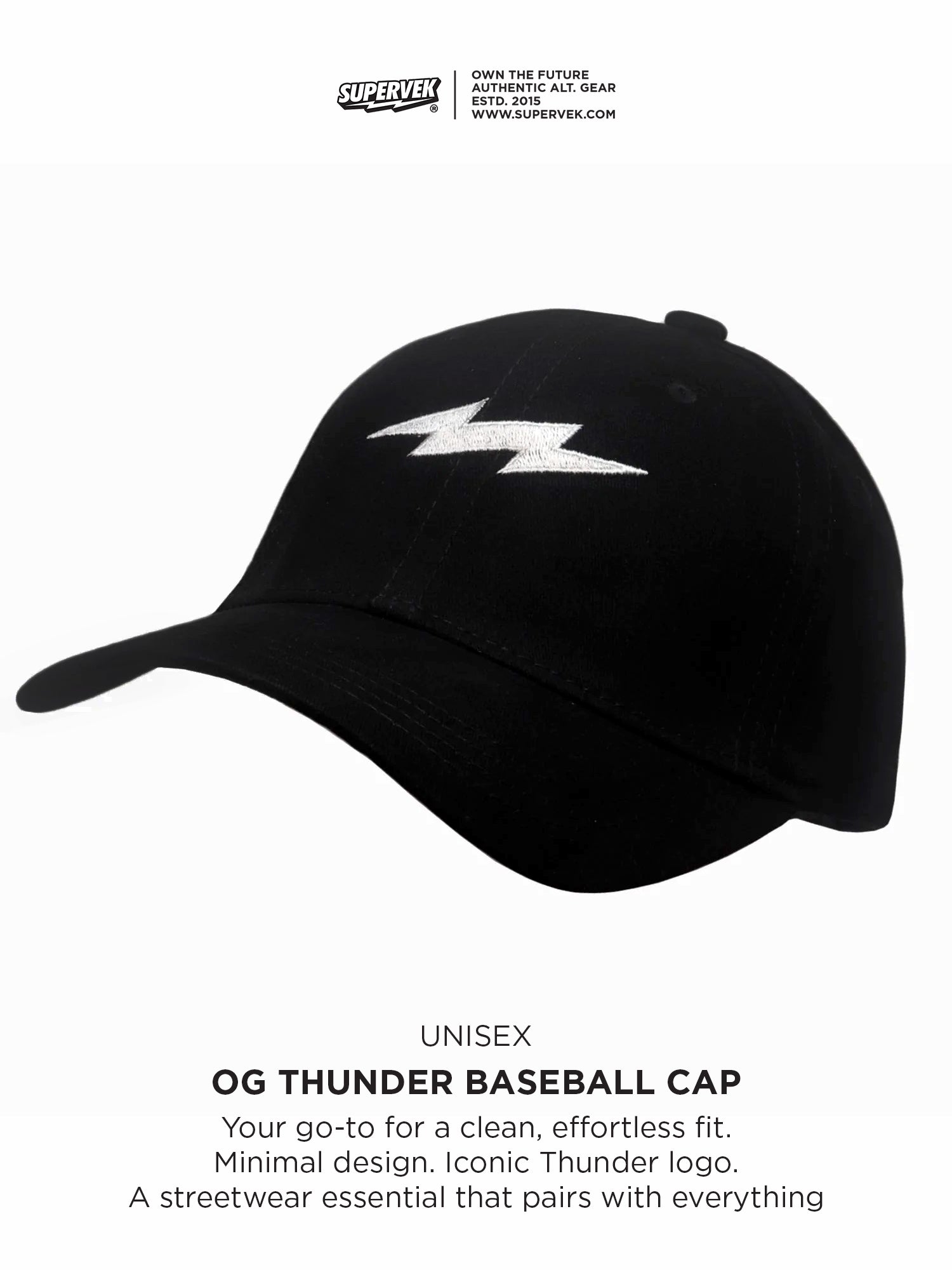 OG Thunder Baseball Cap Black