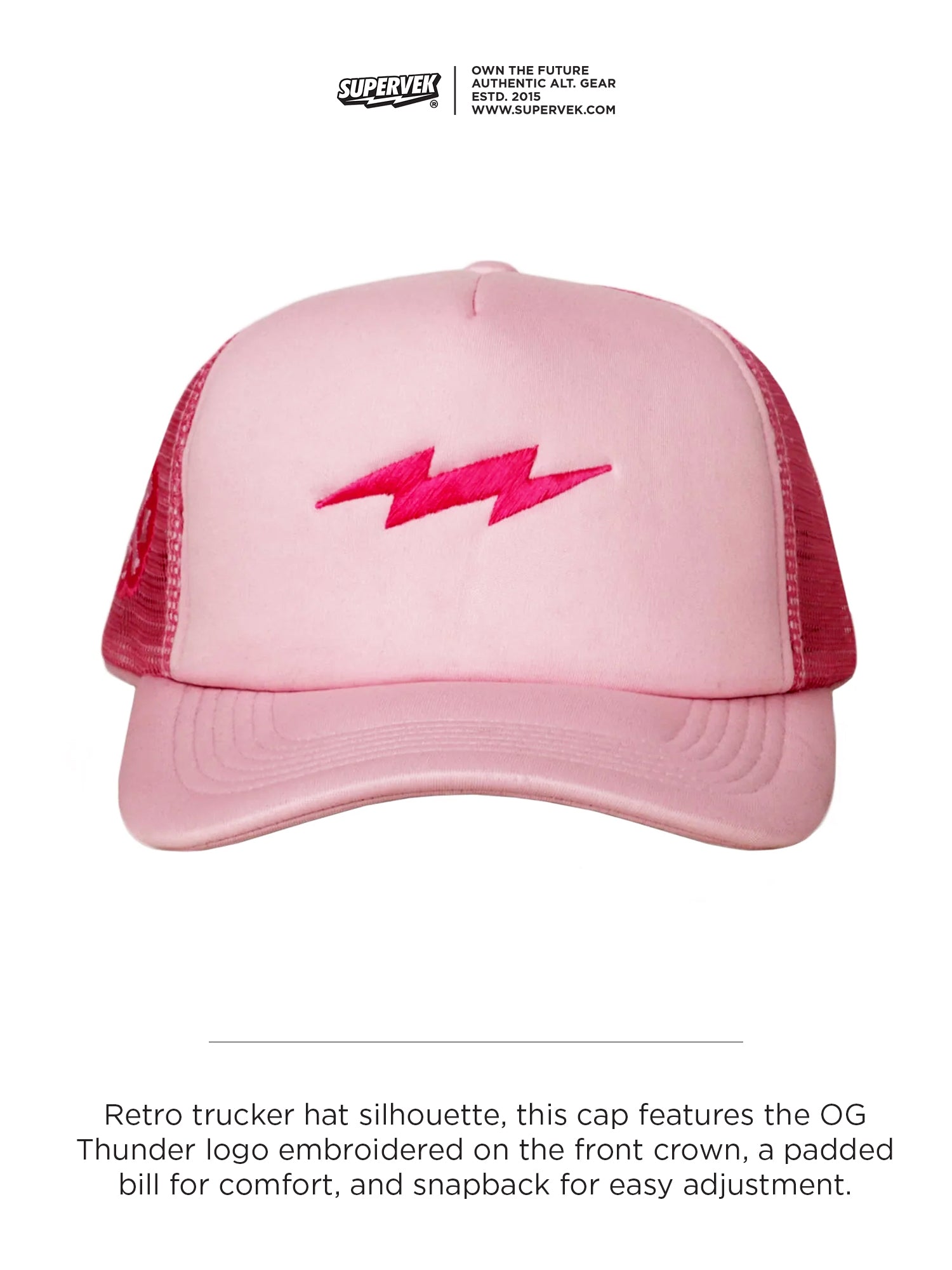 OG Thunder Trucker Cap Pink