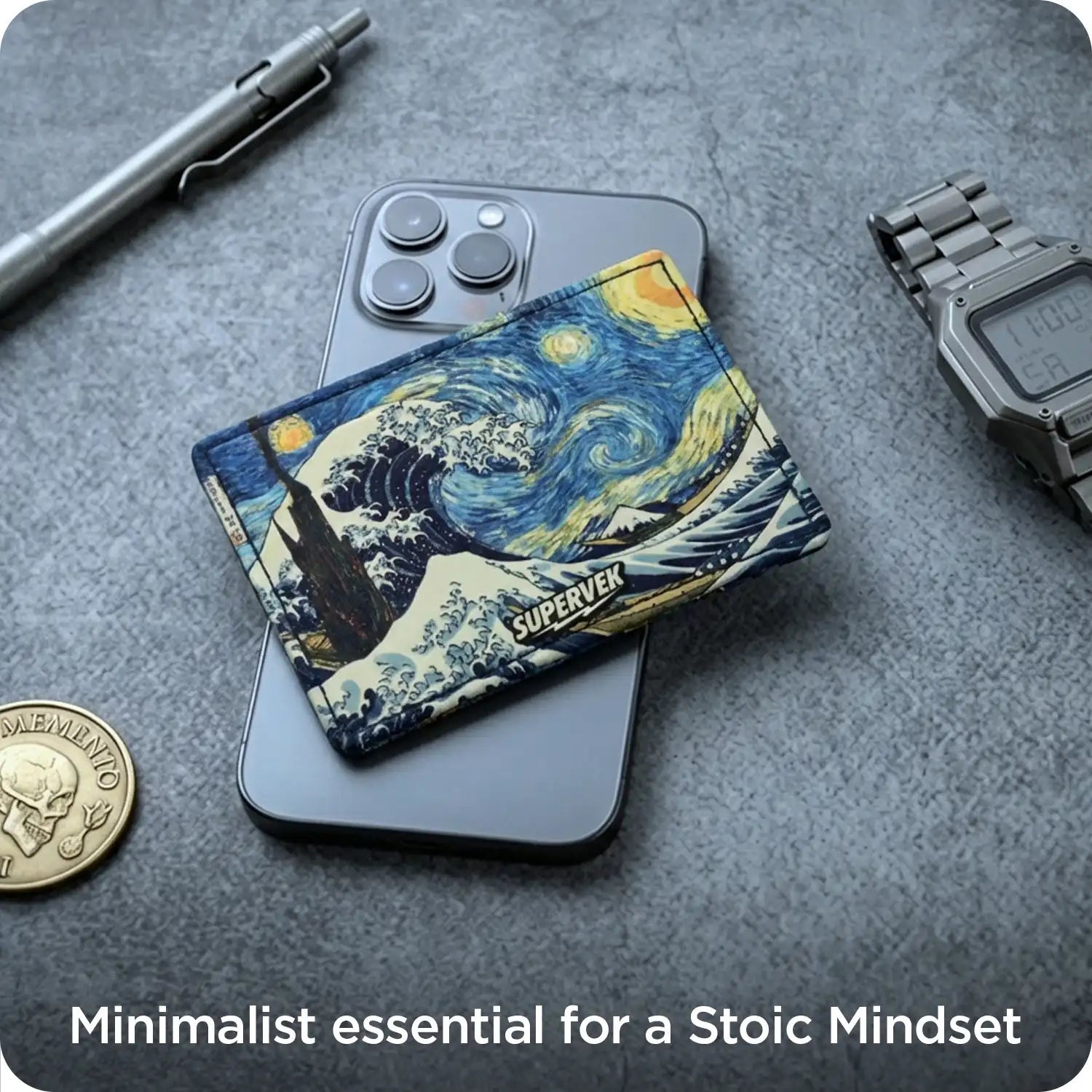 Starry Wave Card Wallet