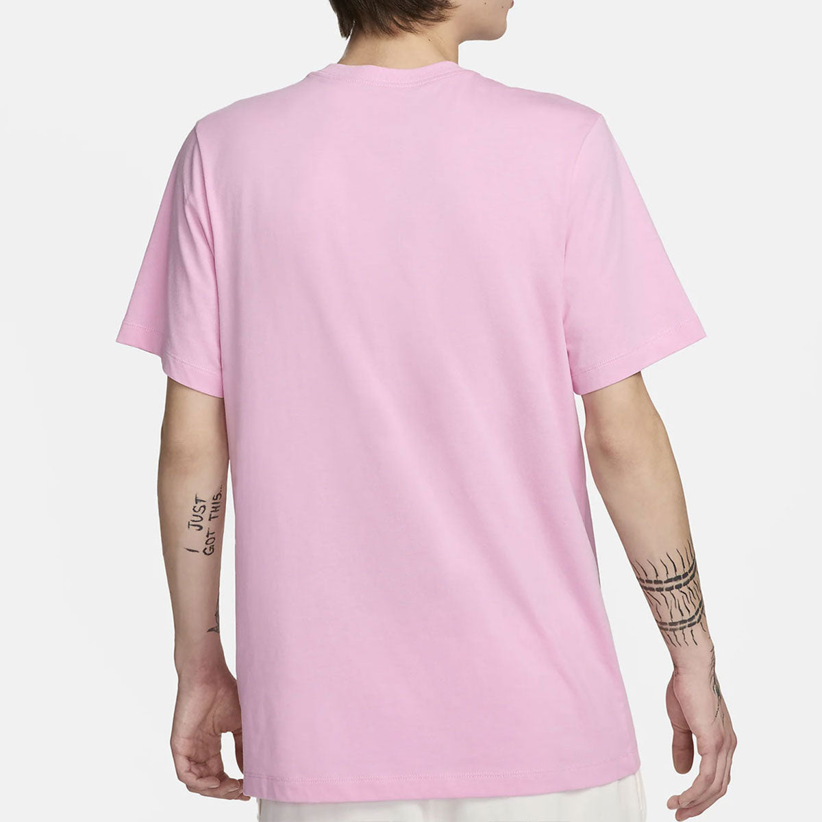 Buy Relaxed Fit Pink Thunder organic T-Shirt Tee India #color_Candycrush Pink