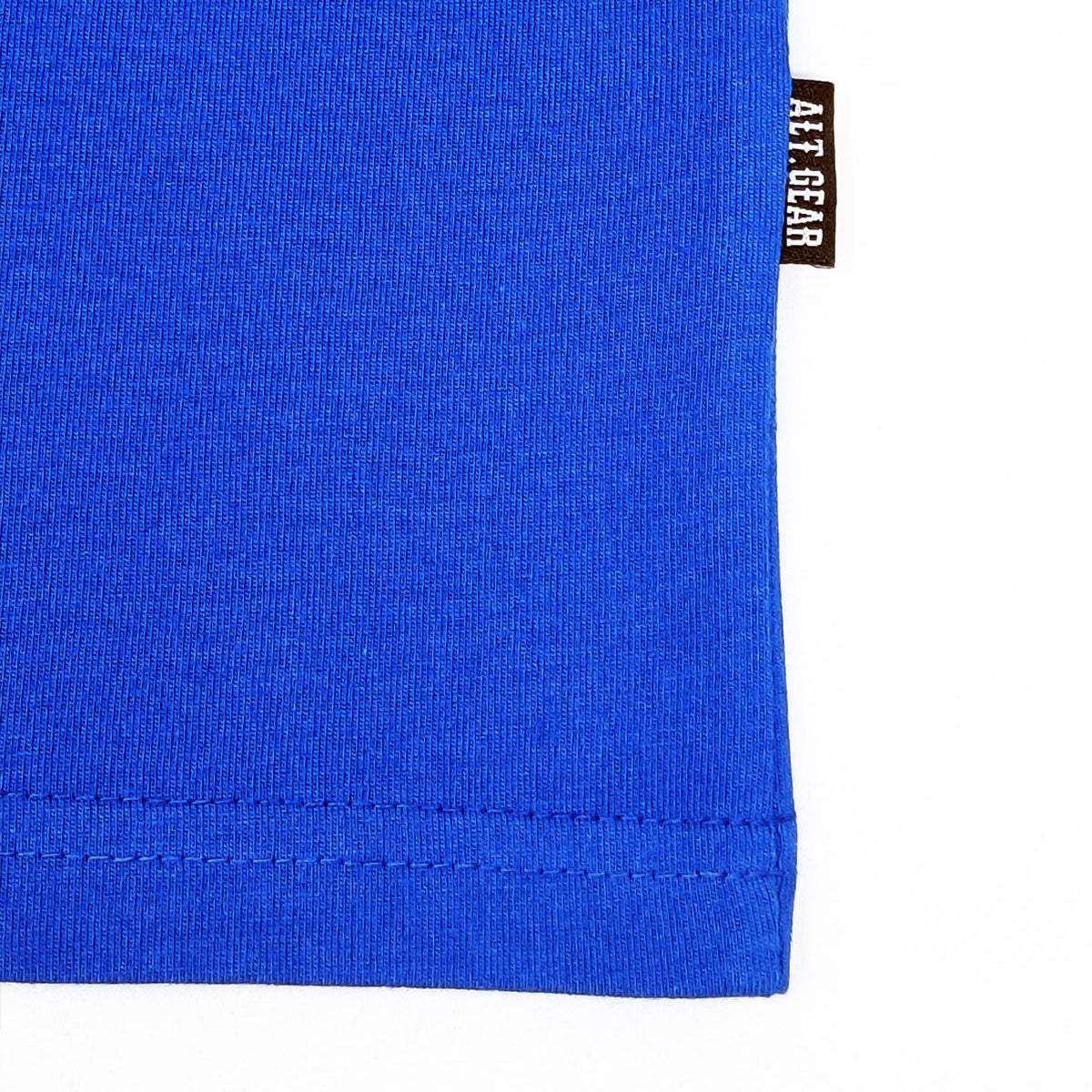 buy oversize French terry Thunder organic T-Shirt Tees online India #color_Blue