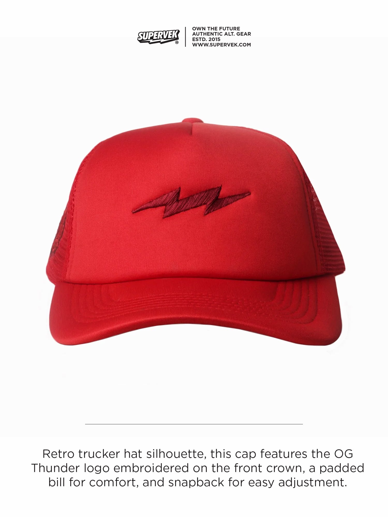 OG Thunder Trucker Cap Red