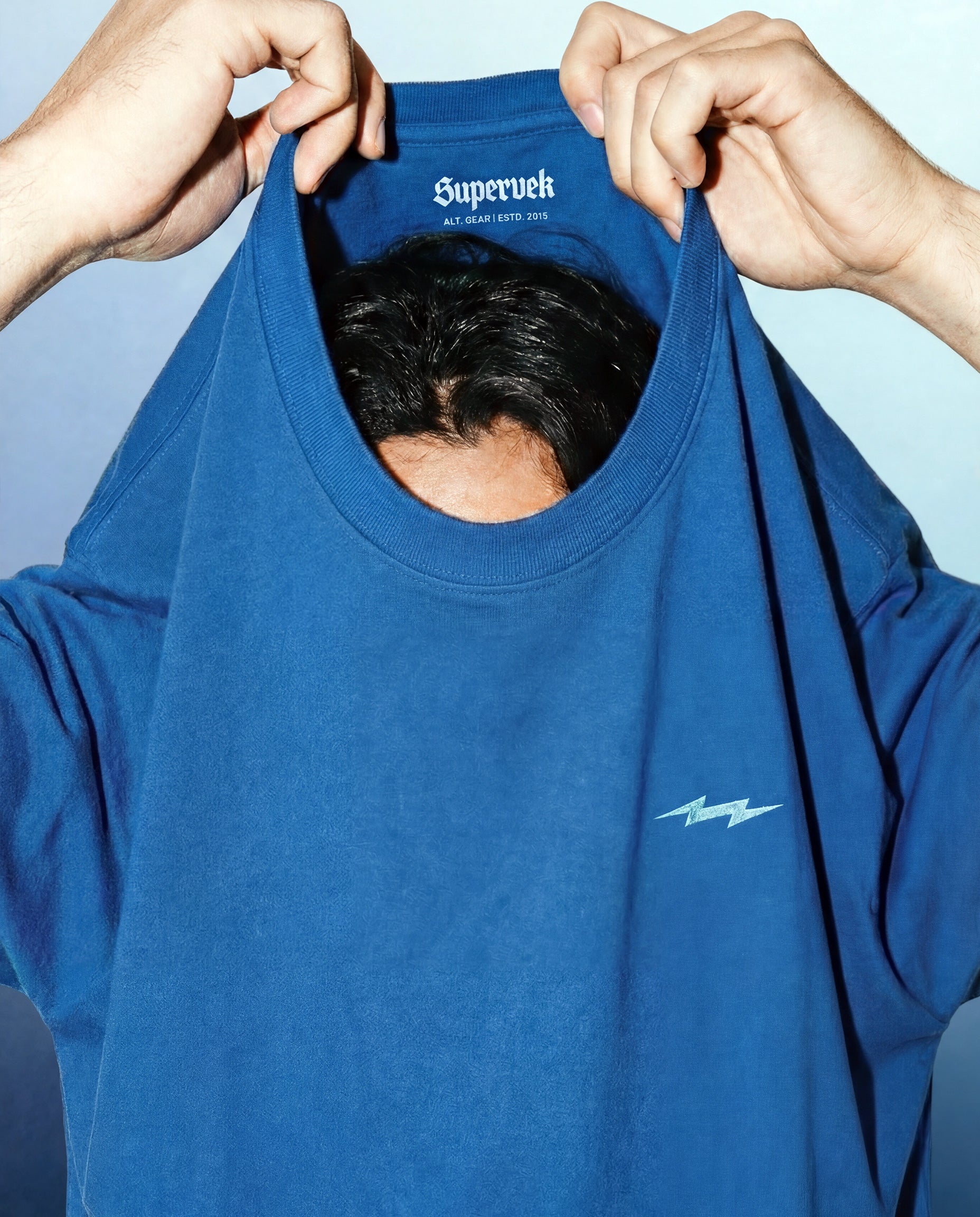 Blue OG Thunder Oversized T-shirt