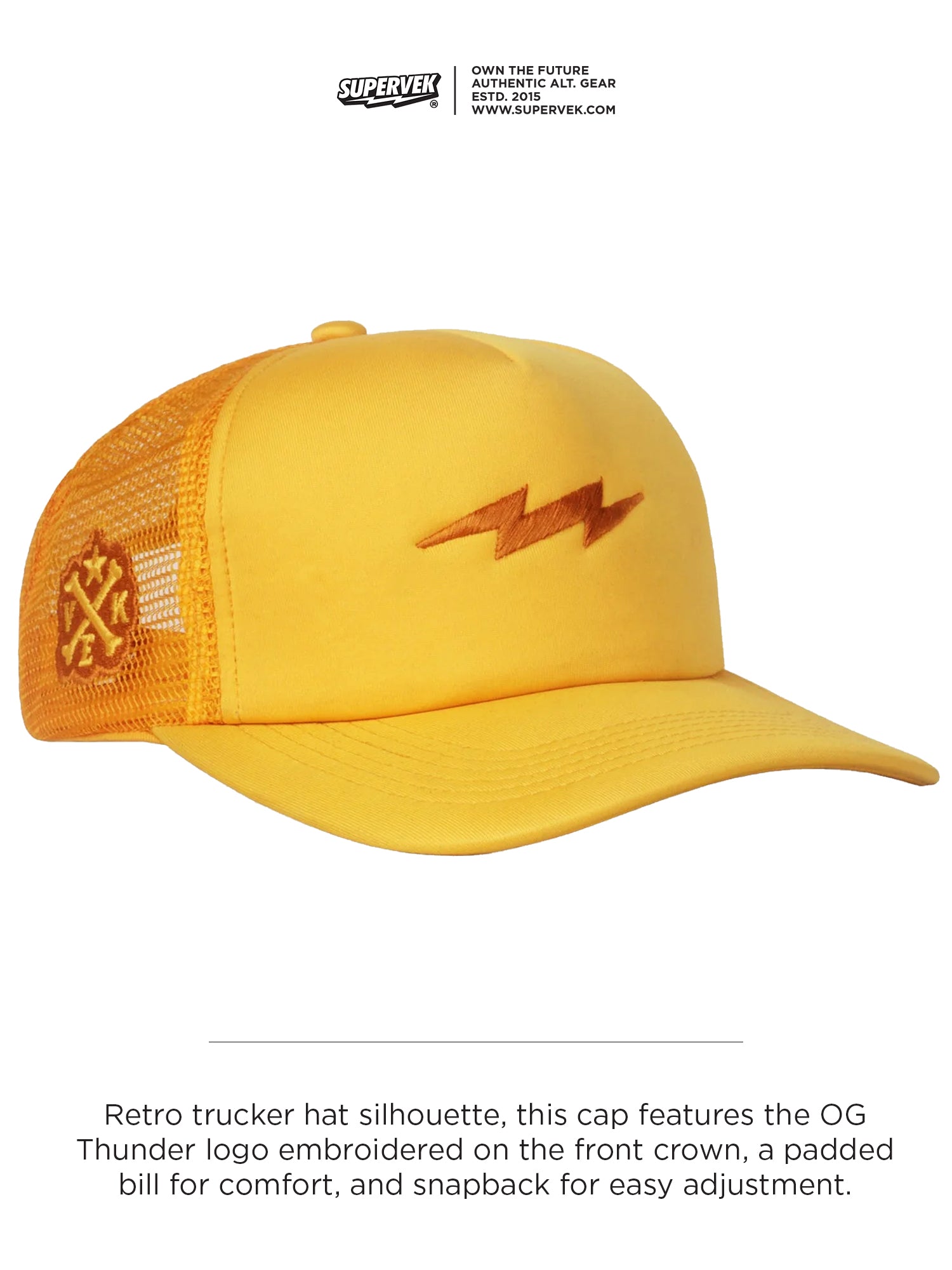 OG Thunder Trucker Cap Yellow