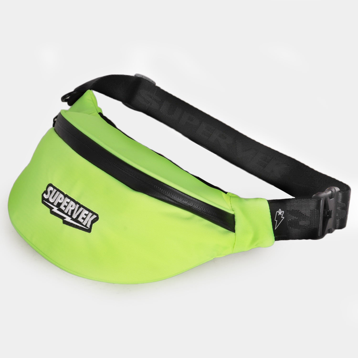 Supervek Crossbody Slinger - Vetric Lime - Urban Functional Fanny Hip Bag for Everyday Essentials - Product Shot