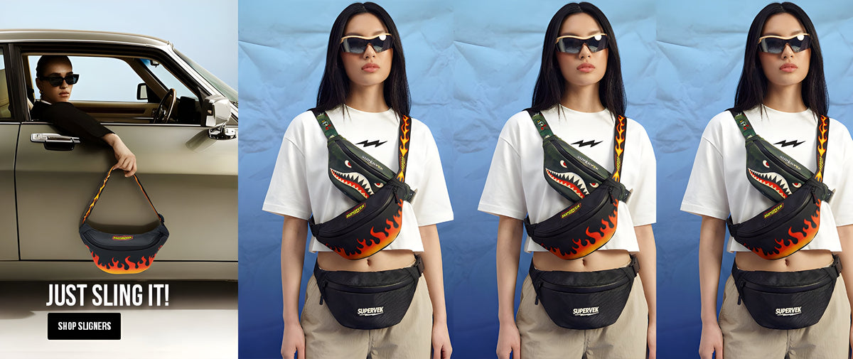 Supervek Supervek Slinger fanny packs