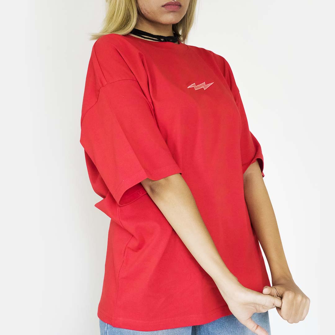 OG Thunder Oversized T-shirt Red
