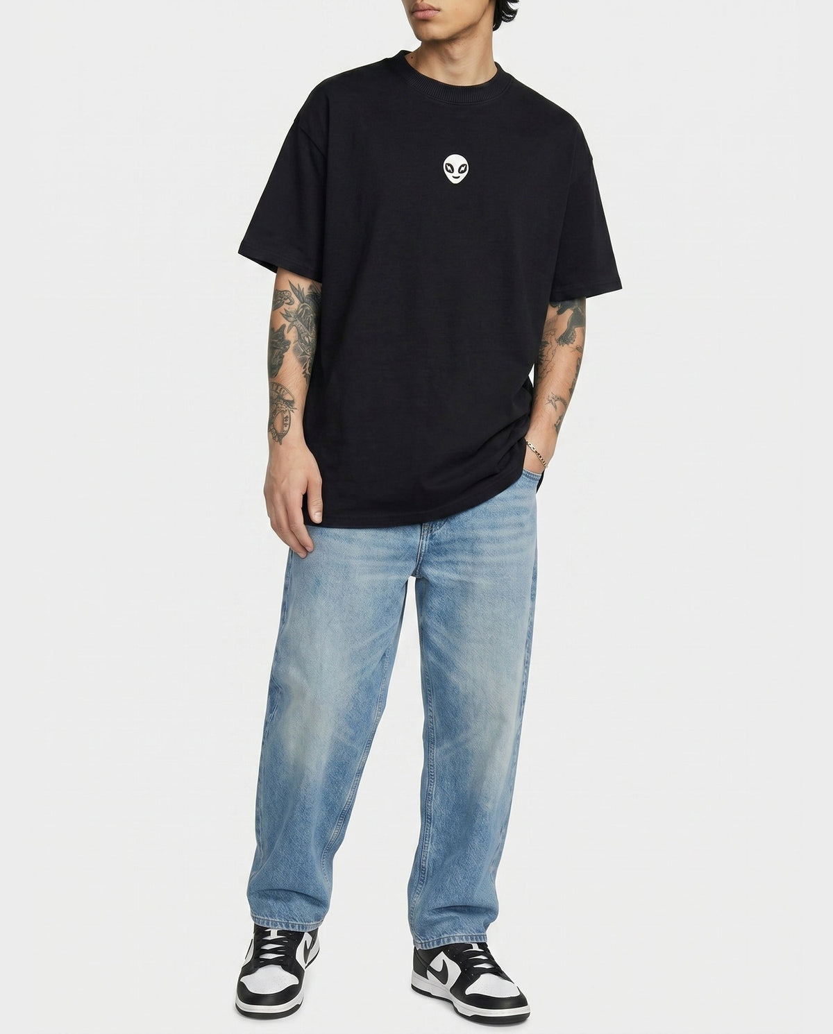 Vekalien Oversized Tshirt Black – Supervek T-shirt, view 7