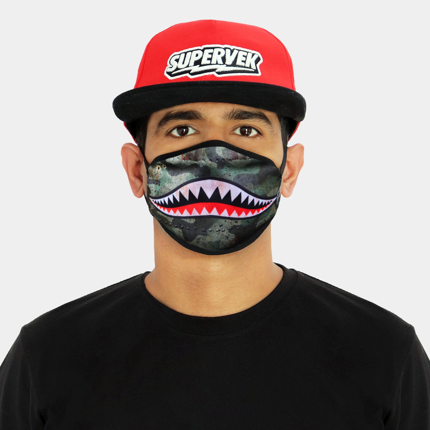 Super Shark Face Mask - Supervek India, smsk-sush-1, smsk-sush-2