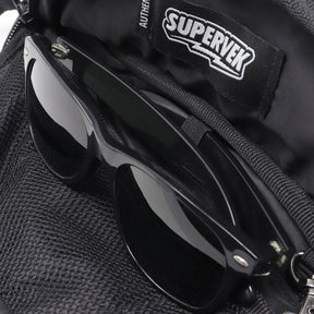 Supervek Crossbody Slinger - Veker - Urban Functional Fanny Hip Bag for Everyday Essentials - Sunglass Holder