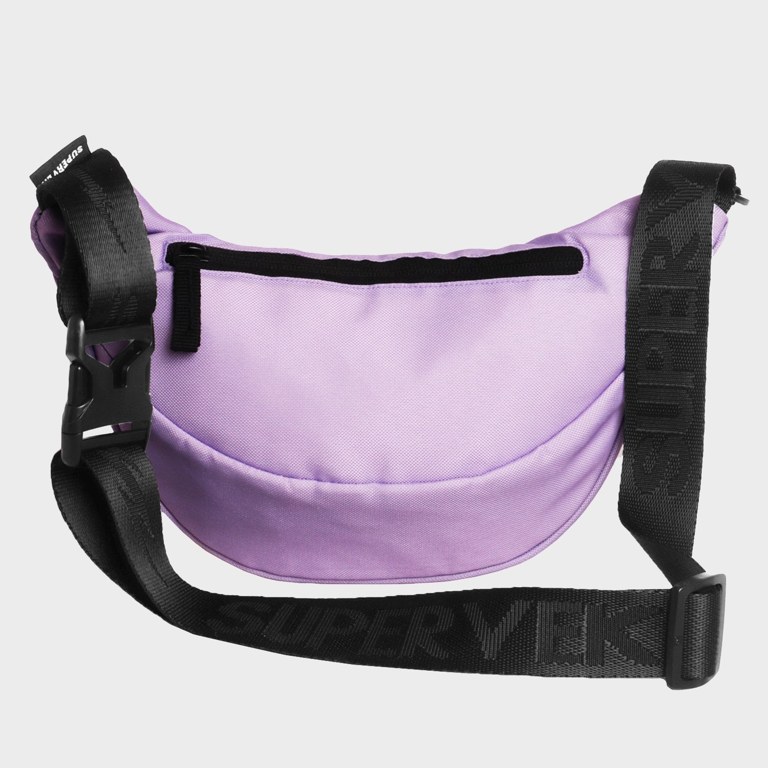 Supervek Crossbody Slinger - Lilac - Urban Functional Fanny Hip Bag for Everyday Essentials - Back