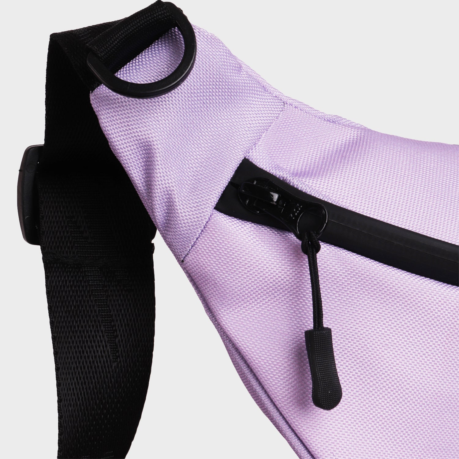 Supervek Crossbody Slinger - Lilac - Urban Functional Fanny Hip Bag for Everyday Essentials - Side