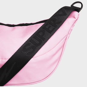 Supervek Crossbody Slinger - Candycrush Pink - Urban Functional Fanny Hip Bag for Everyday Essentials - Belt Design