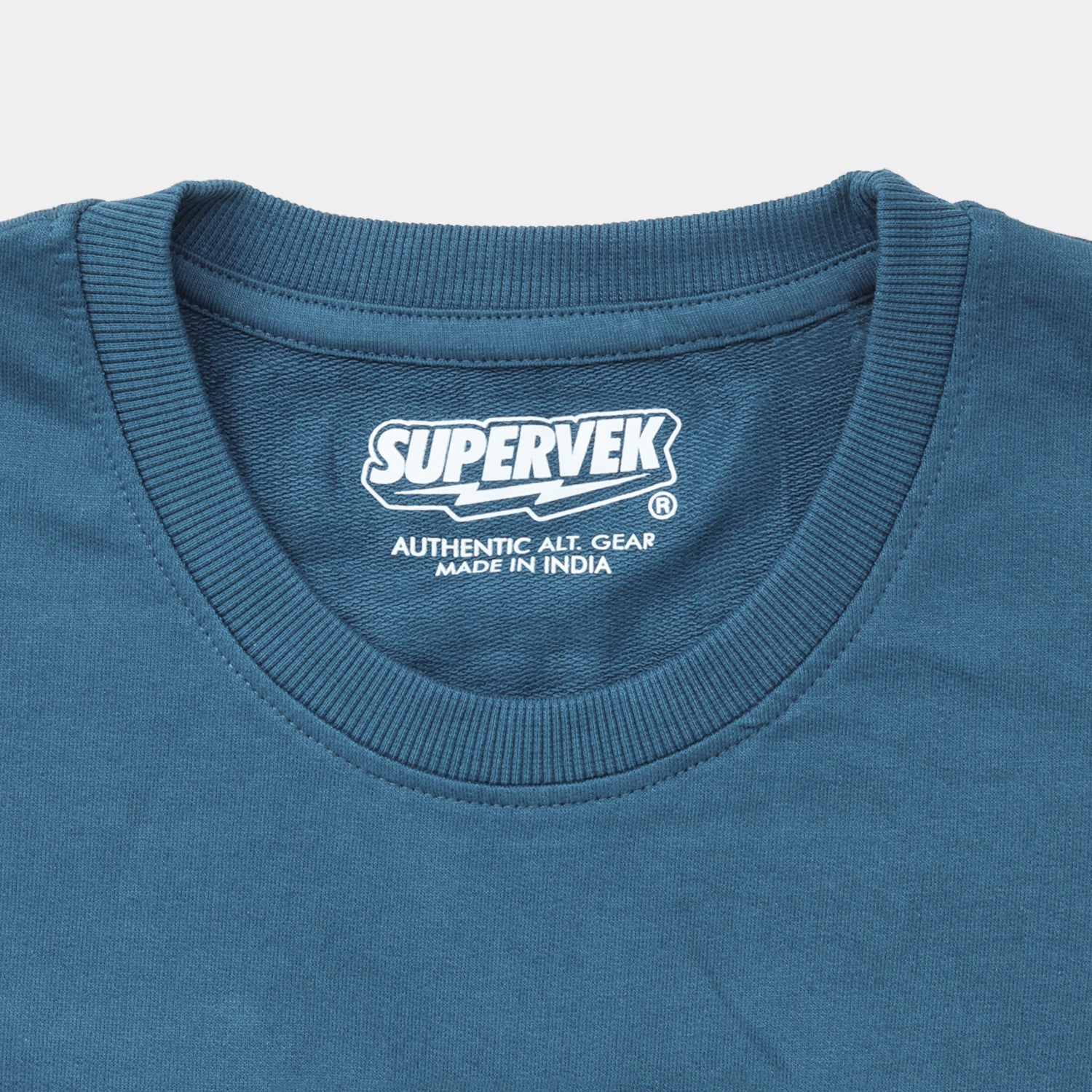 Thunder Logo Sweatshirt - Supervek India, cl-hs-thlo-bl-m, cl-hs-thlo-bl-l, cl-hs-thlo-bl-xl #color_Moonlight Blue