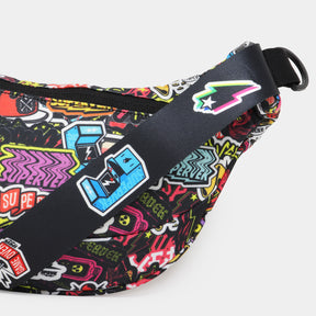 Supervek Crossbody Slinger - Stickulture - Urban Functional Fanny Hip Bag for Everyday Essentials - Belt Design