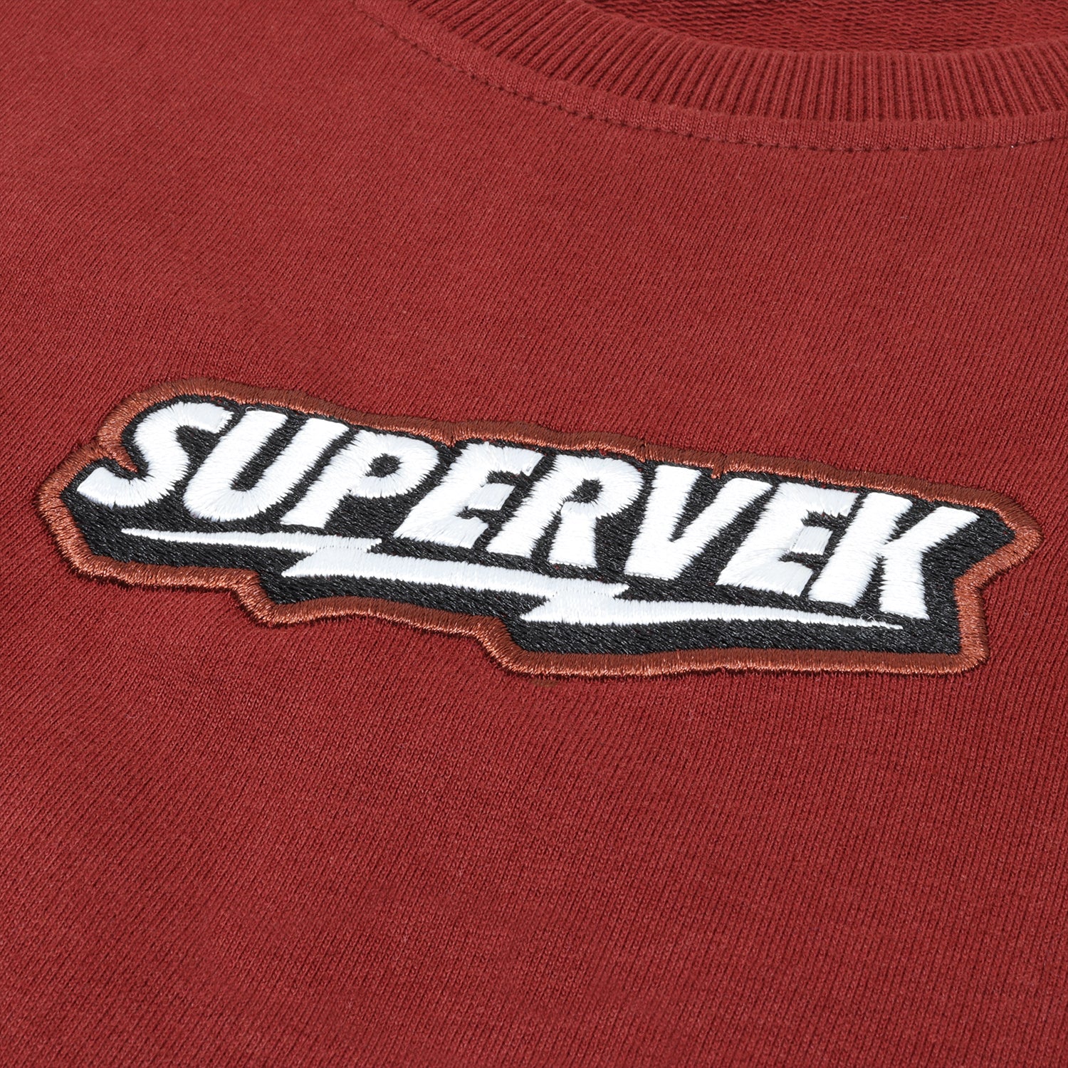 Thunder Logo Sweatshirt - Supervek India, cl-hs-thlo-re-m, cl-hs-thlo-re-l, cl-hs-thlo-re-xl#color_Brick Red