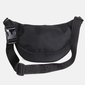 Supervek Crossbody Slinger - Carbon Black - Urban Functional Fanny Hip Bag for Everyday Essentials - Back 