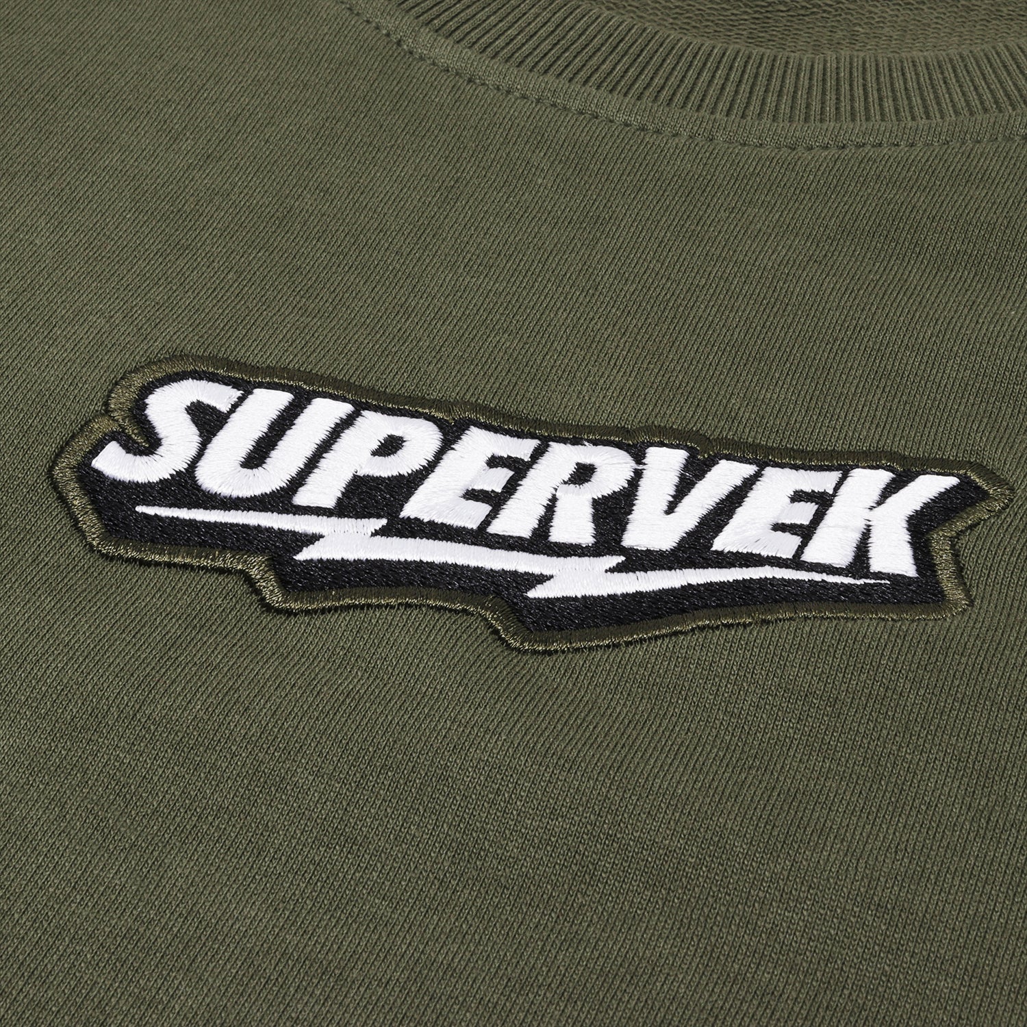 Thunder Logo Sweatshirt - Supervek India, cl-hs-thlo-gr-m, cl-hs-thlo-gr-l, cl-hs-thlo-gr-xl #color_Army Green