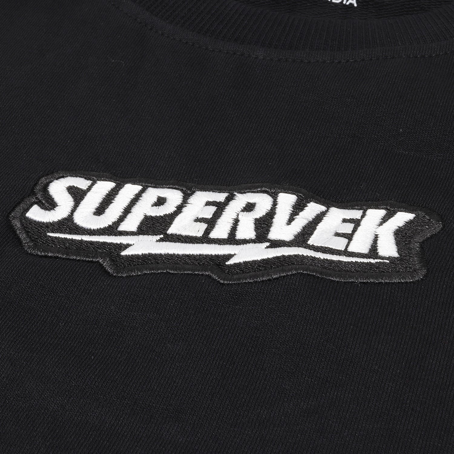 Thunder Logo Sweatshirt - Supervek India, cl-hs-thlo-bk-m, cl-hs-thlo-bk-l, cl-hs-thlo-bk-xl #color_Black