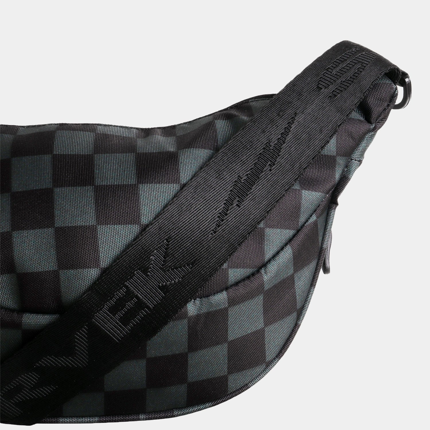 Supervek Crossbody Slinger - Check Noise - Urban Functional Fanny Hip Bag for Everyday Essentials - Belt Design