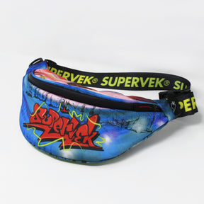 Supervek Crossbody Slinger - Graffiti - Urban Functional Fanny Hip Bag for Everyday Essentials - Product Shot