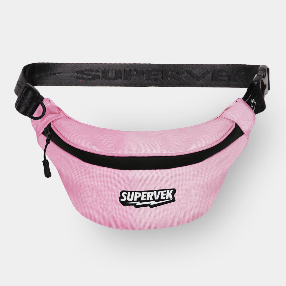 Supervek Crossbody Slinger - Candycrush Pink - Urban Functional Fanny Hip Bag for Everyday Essentials