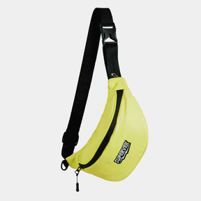 Supervek Crossbody Slinger - Canary Yellow - Urban Functional Fanny Hip Bag for Everyday Essentials - 360 gif