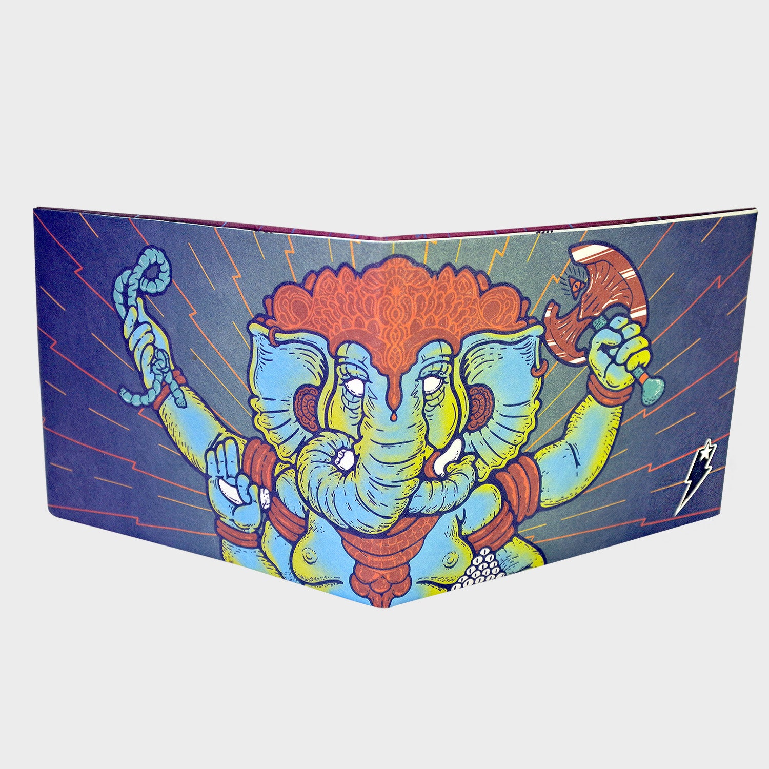 Supervek Tyvek Wallet - Avighna - Minimalist Card Holder for Men Women - Vegan Recyclable - Design