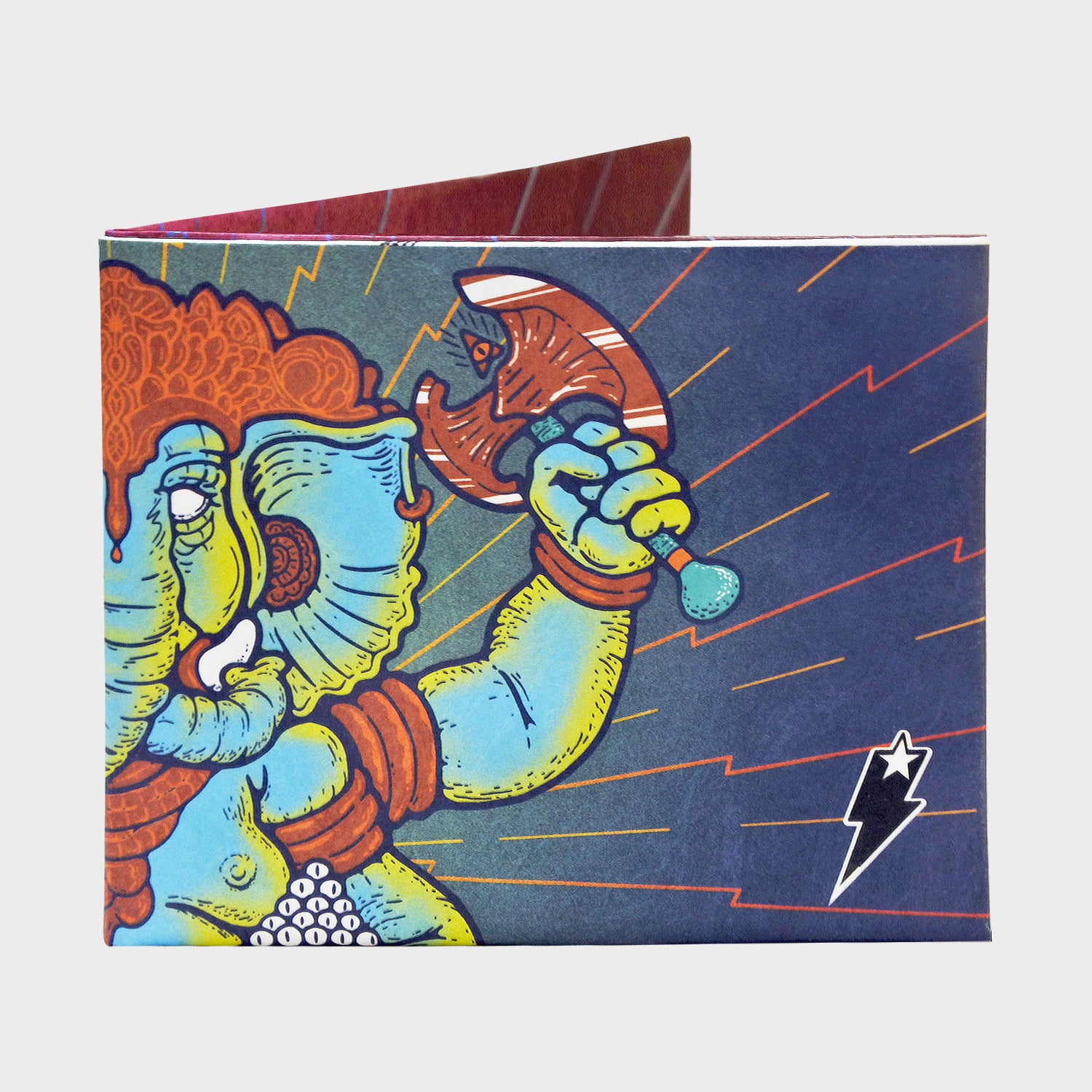 Supervek Tyvek Wallet - Avighna - Minimalist Card Holder for Men Women - Vegan Recyclable -