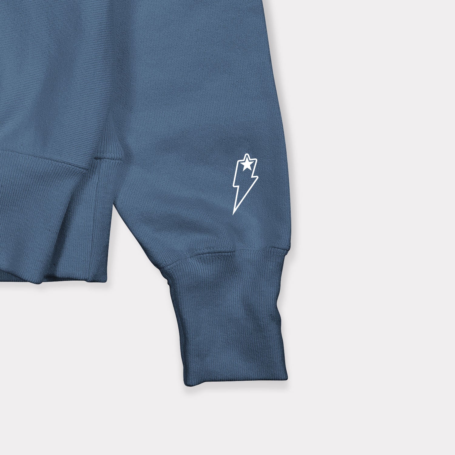 Thunder Logo Sweatshirt - Supervek India, cl-hs-thlo-bl-m, cl-hs-thlo-bl-l, cl-hs-thlo-bl-xl #color_Moonlight Blue