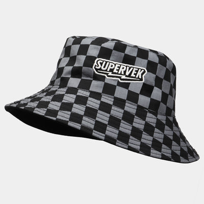 Checkered Reversible Bucket Hat