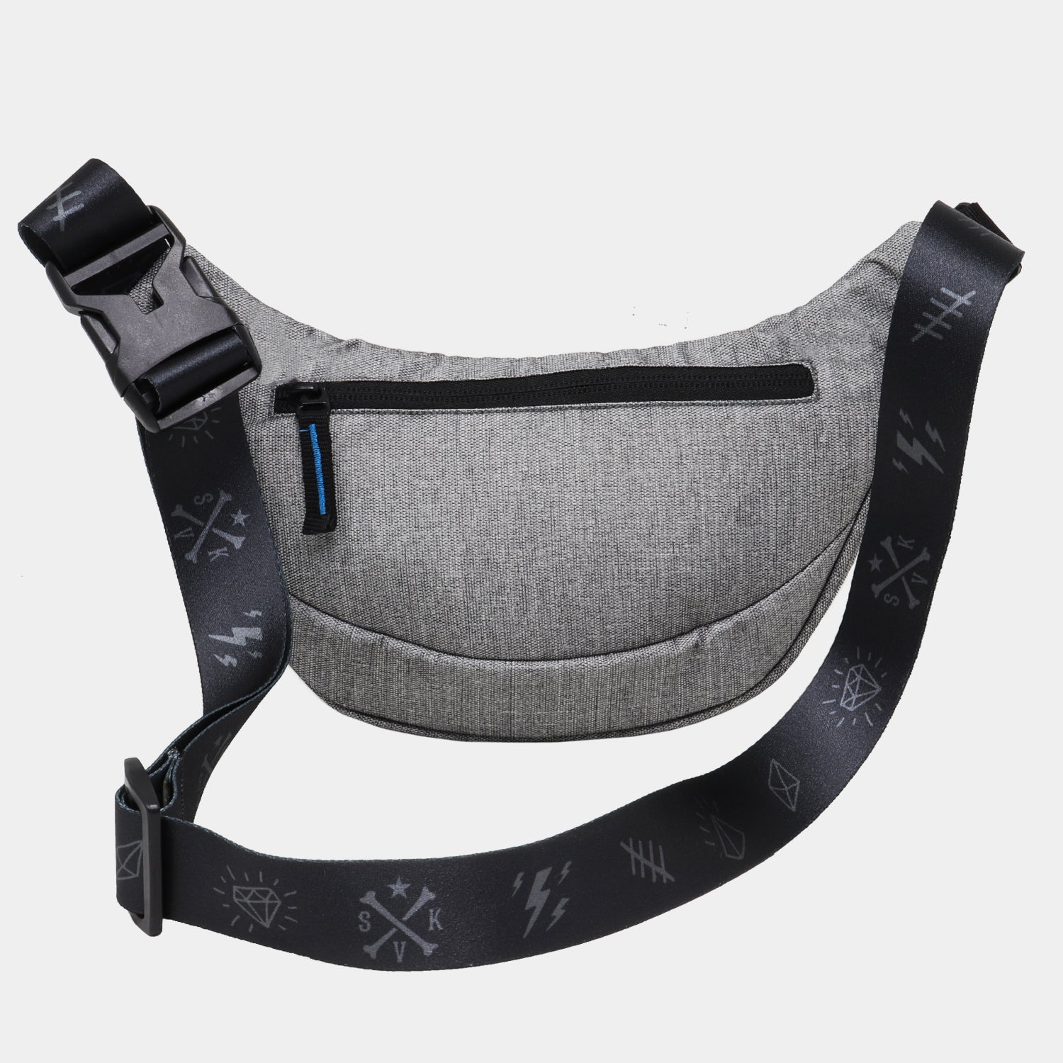 Supervek Crossbody Slinger - VeKhadi - Urban Functional Fanny Hip Bag for Everyday Essentials - Back