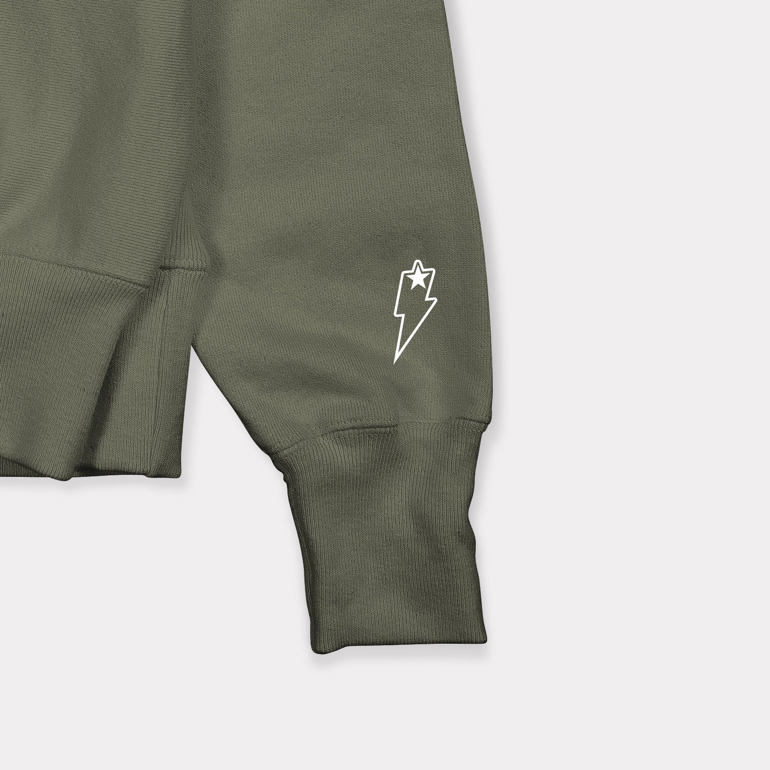 Thunder Logo Sweatshirt - Supervek India, cl-hs-thlo-gr-m, cl-hs-thlo-gr-l, cl-hs-thlo-gr-xl #color_Army Green